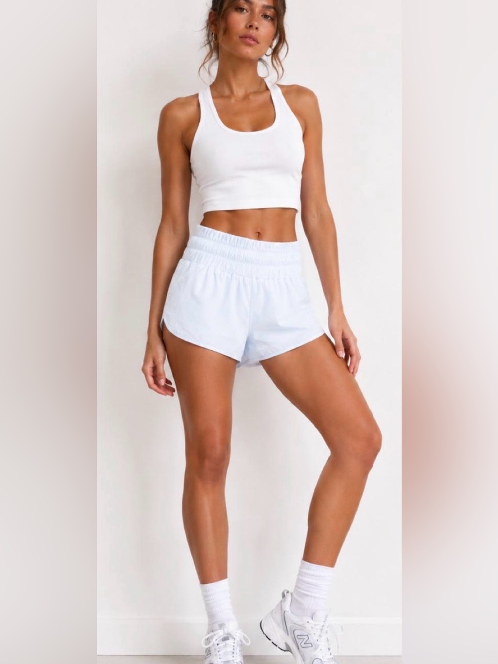NWT Free People FP Movement Women's The Way Home Shorts White Size Medium